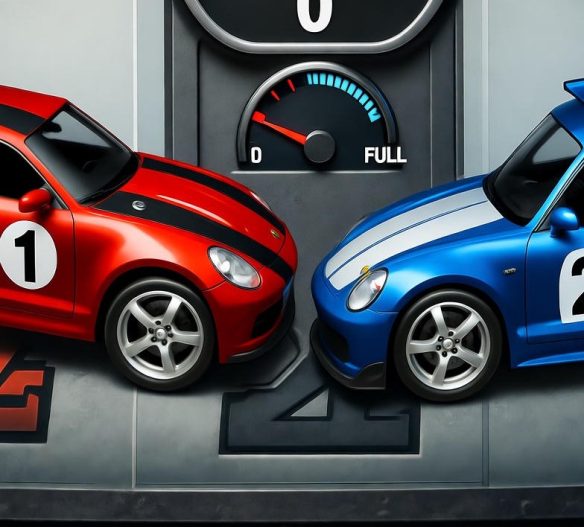 racing themed slot interface